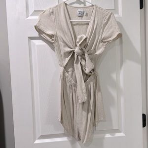 Princess Polly nude romper shorts